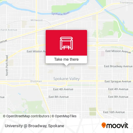 Mapa de University @ Broadway