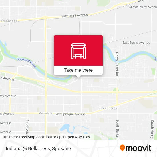 Mapa de Indiana @ Bella Tess