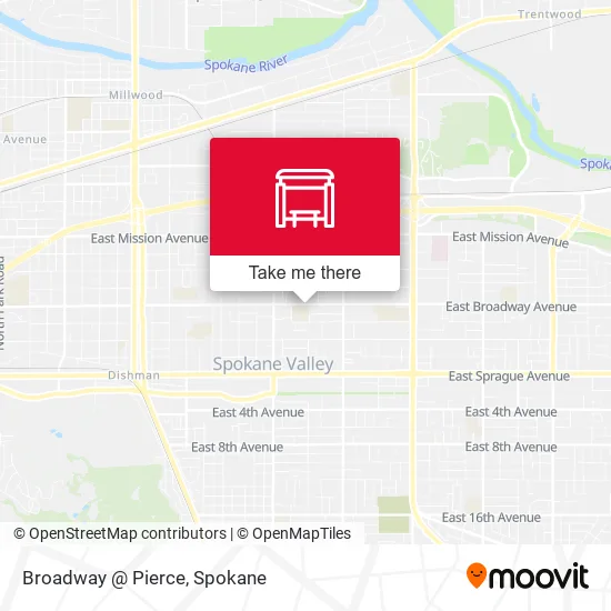 Mapa de Broadway @ Pierce