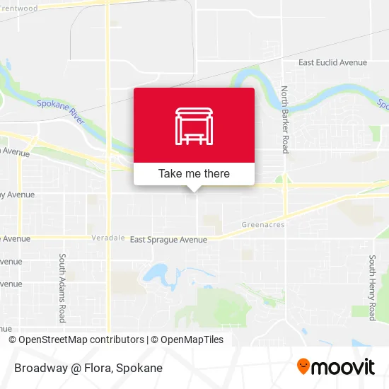 Mapa de Broadway @ Flora