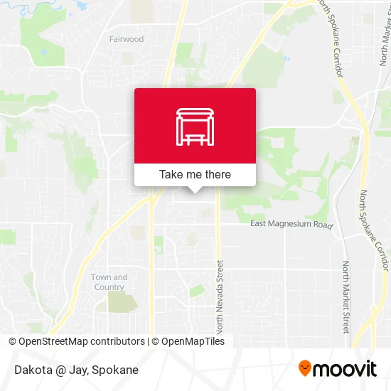 Mapa de Dakota @ Jay