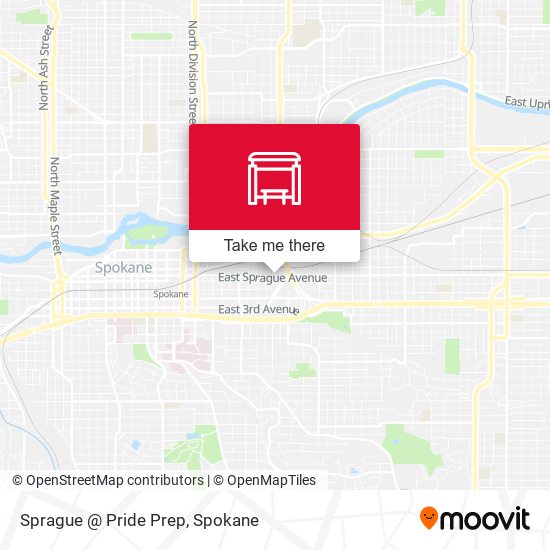 Sprague @ Pride Prep map