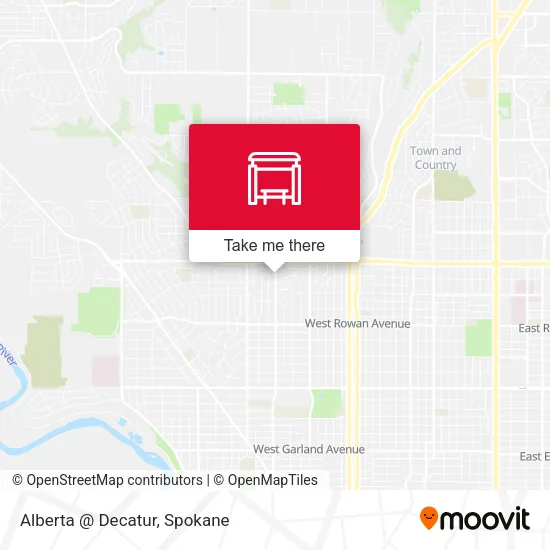 Mapa de Alberta @ Decatur