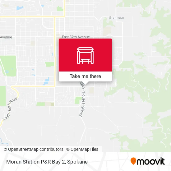 Mapa de Moran Station P&R Bay 2