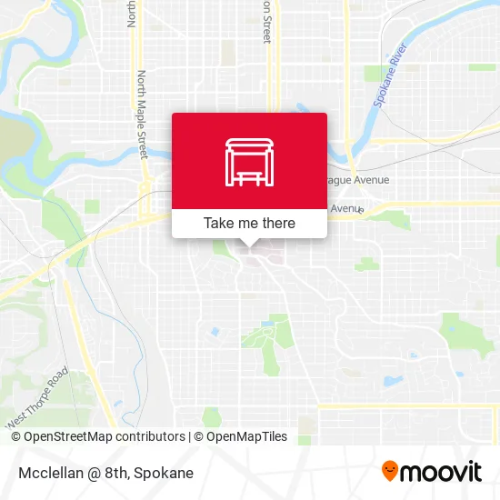 Mapa de Mcclellan @ 8th
