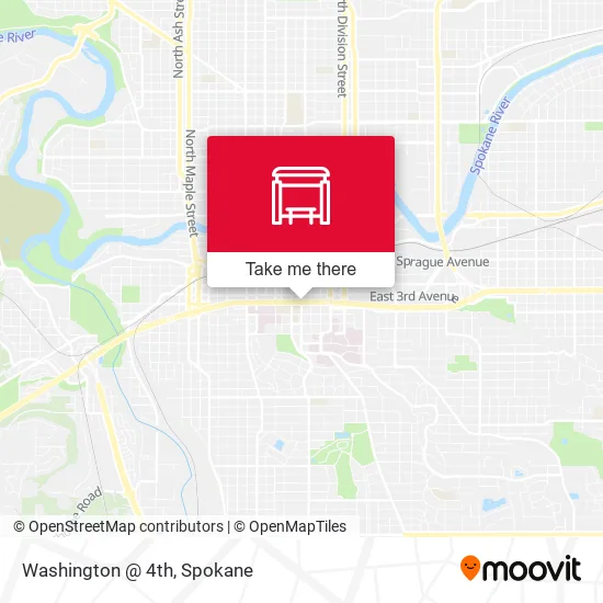 Mapa de Washington @ 4th
