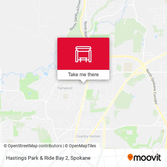 Mapa de Hastings Park & Ride Bay 2