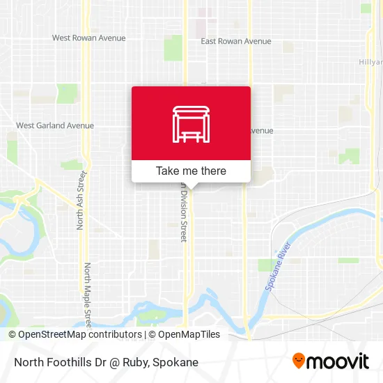 Mapa de North Foothills Dr @ Ruby
