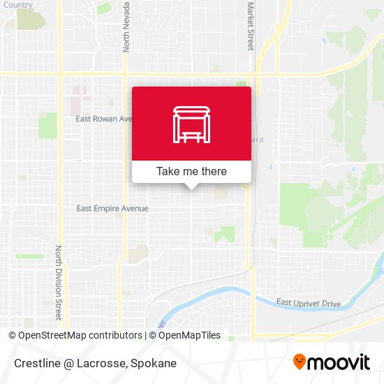 Crestline @ Lacrosse map