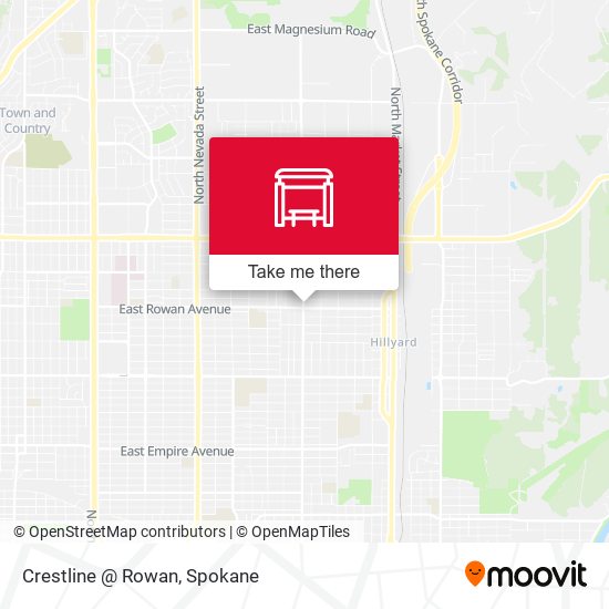 Mapa de Crestline @ Rowan