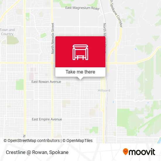 Mapa de Crestline @ Rowan