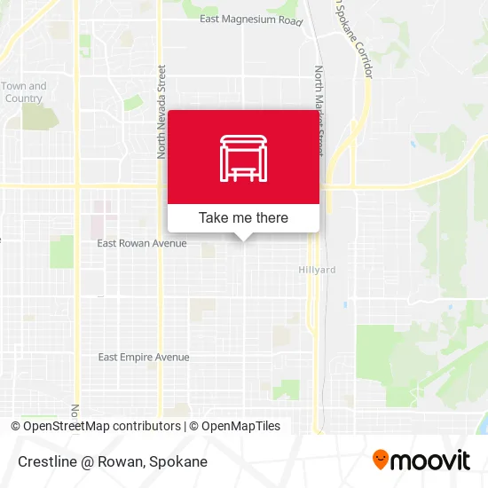 Mapa de Crestline @ Rowan