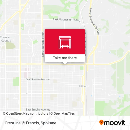 Mapa de Crestline @ Francis