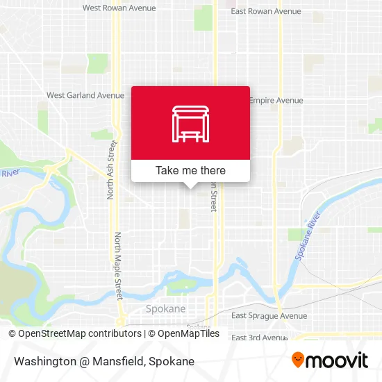 Mapa de Washington @ Mansfield