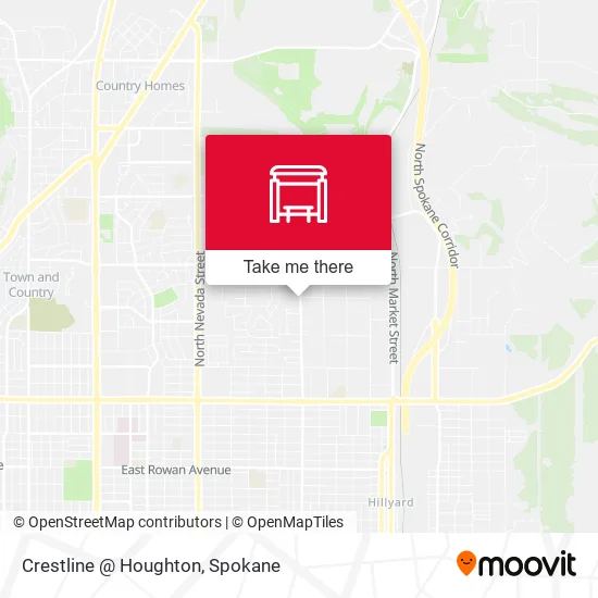 Mapa de Crestline @ Houghton