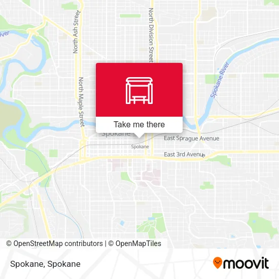 Spokane map