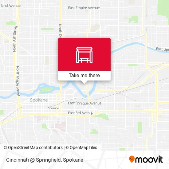 Mapa de Cincinnati @ Springfield
