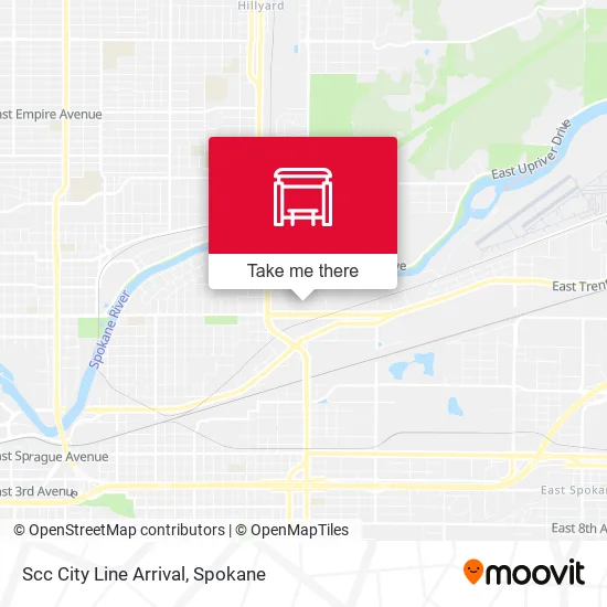 Scc City Line Arrival map
