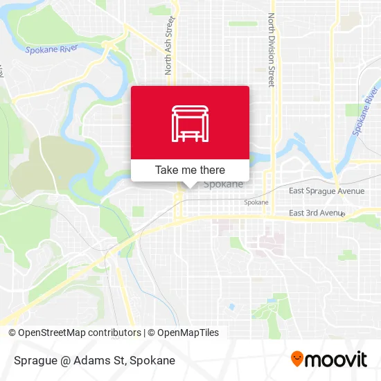 Mapa de Sprague @ Adams St