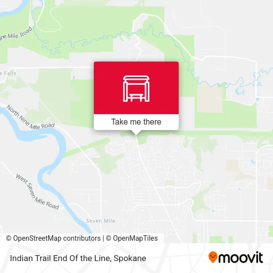 Mapa de Indian Trail End Of the Line