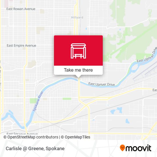 Carlisle @ Greene map