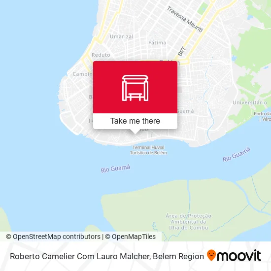 Roberto Camelier Com Lauro Malcher map