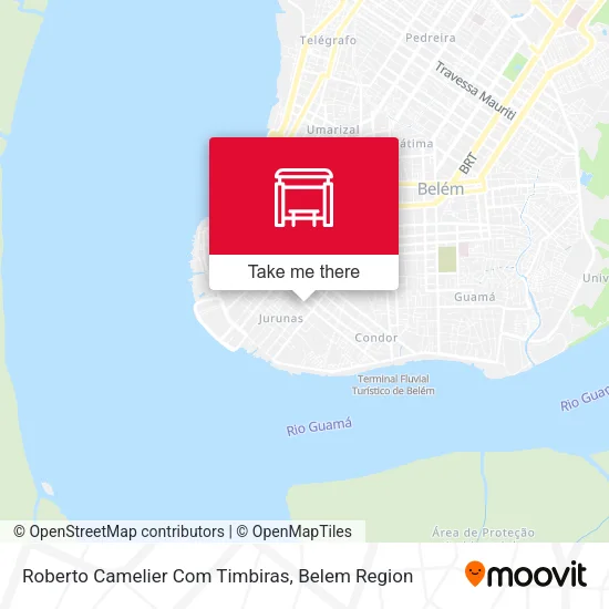 Roberto Camelier Com Timbiras map