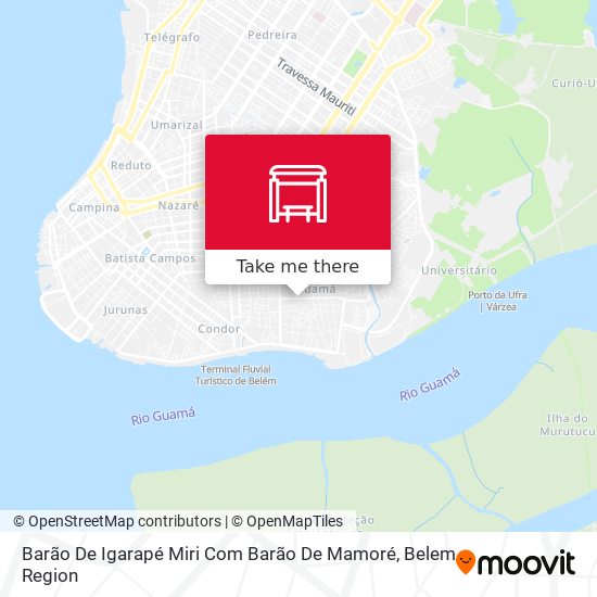 Mapa Barão De Igarapé Miri Com Barão De Mamoré