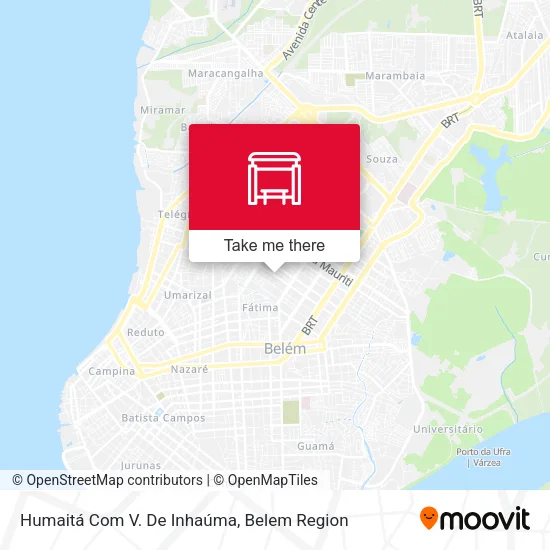 Humaitá Com V. De Inhaúma map