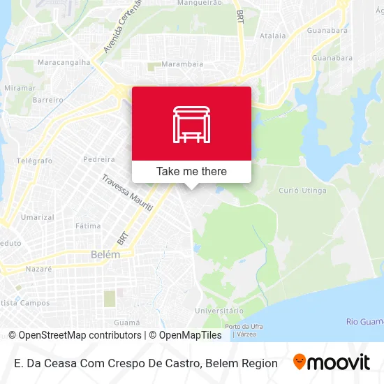 E. Da Ceasa Com Crespo De Castro map