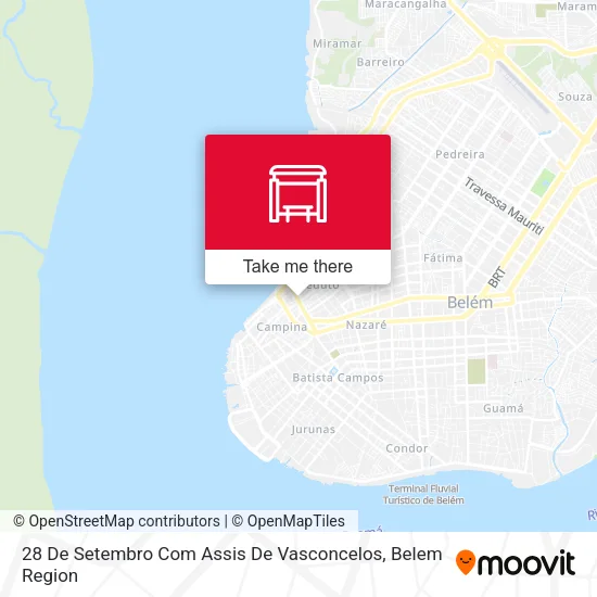 28 De Setembro Com Assis De Vasconcelos map