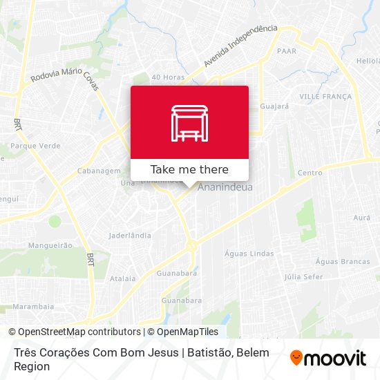 Três Corações Com Bom Jesus | Batistão map