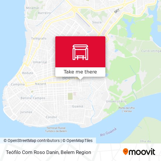 Teófilo Com Roso Danin map