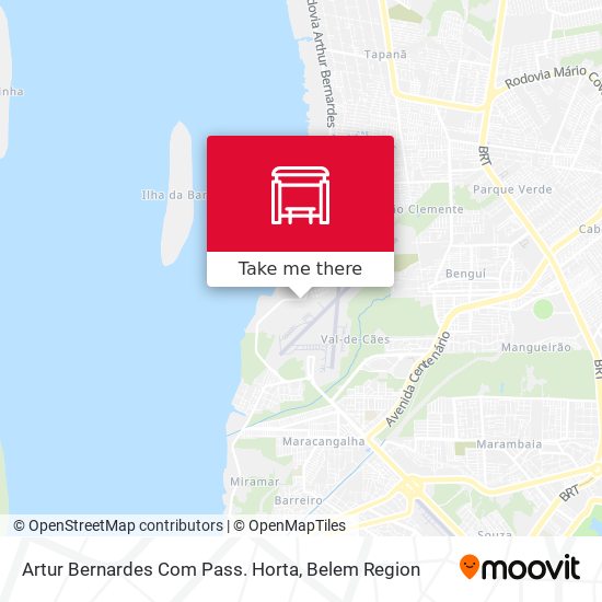 Artur Bernardes Com Pass. Horta map