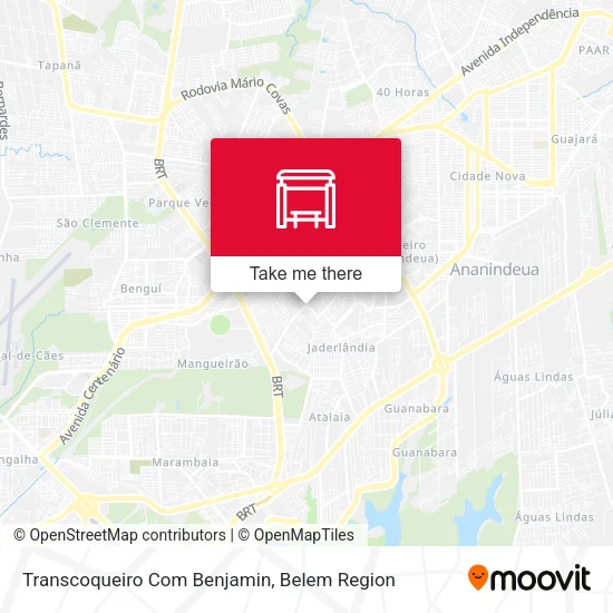 Transcoqueiro Com Benjamin map