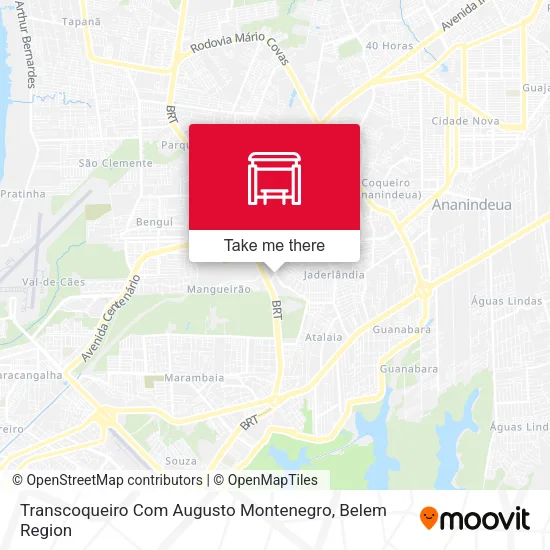 Transcoqueiro Com Augusto Montenegro map