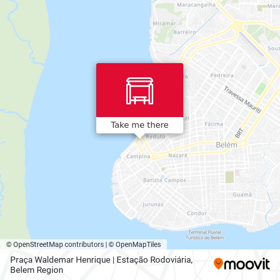 Praça Waldemar Henrique | Estação Rodoviária map