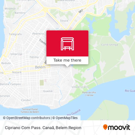 Cipriano Com Pass. Canaã map