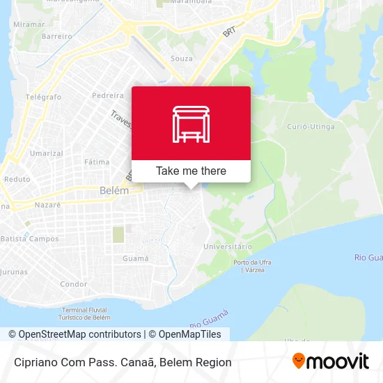 Cipriano Com Pass. Canaã map