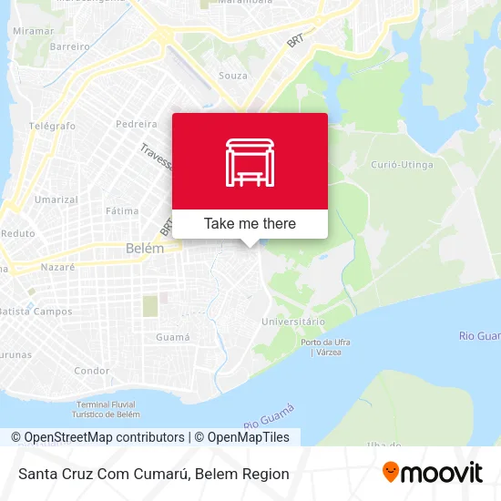 Santa Cruz Com Cumarú map