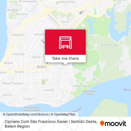 Cipriano Com São Francisco Xavier | Sentido Oeste map
