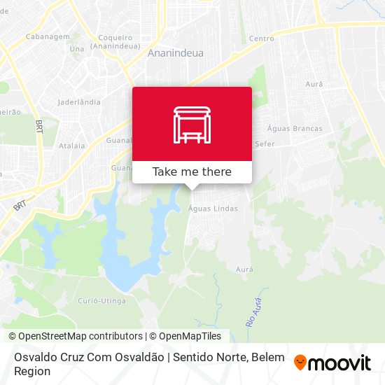 Osvaldo Cruz Com Osvaldão | Sentido Norte map