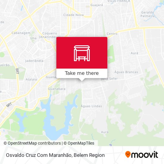 Osvaldo Cruz Com Maranhão map