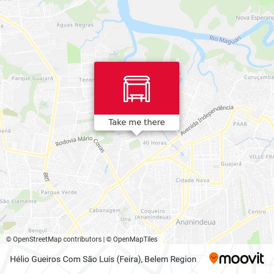 Hélio Gueiros Com São Luís (Feira) map