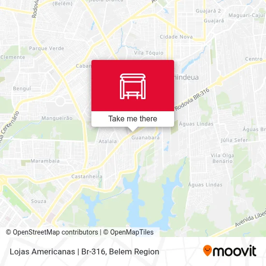 Lojas Americanas | Br-316 map