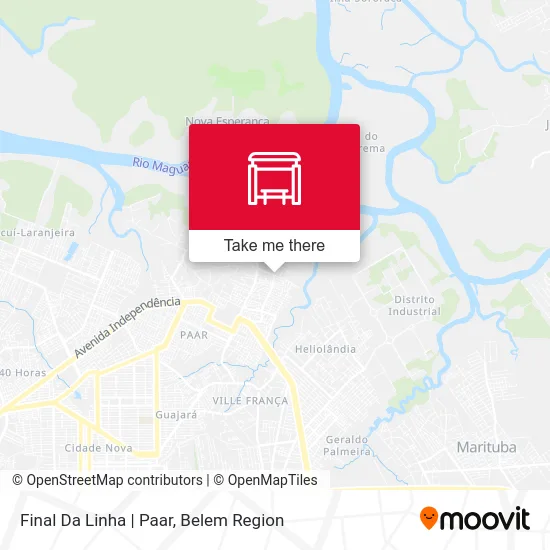 Final Da Linha | Paar map