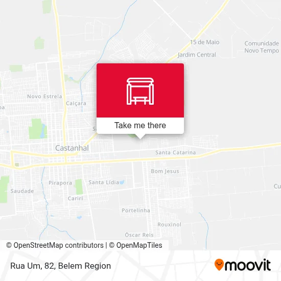 Rua Um, 82 map