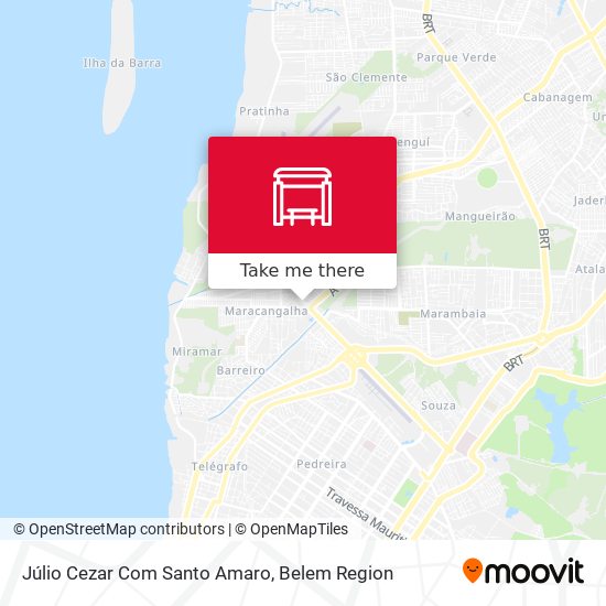 Júlio Cezar Com Santo Amaro map