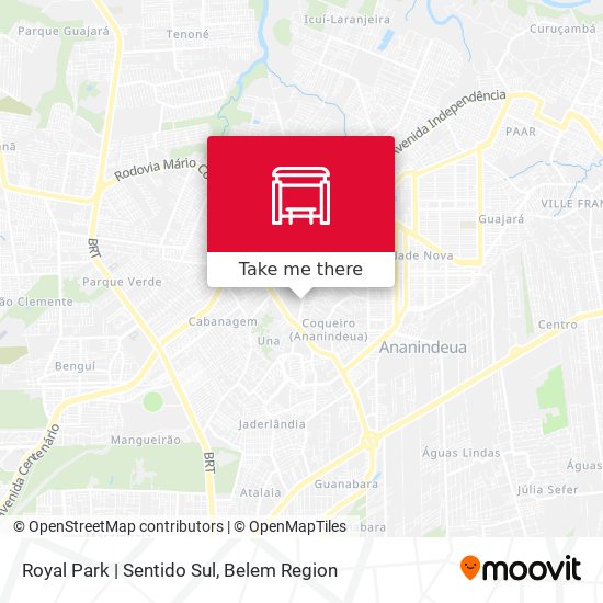 Royal Park | Sentido Sul map