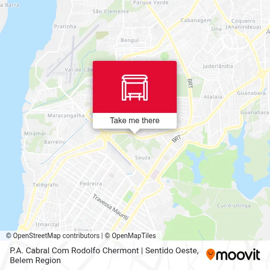 P.A. Cabral Com Rodolfo Chermont | Sentido Oeste map